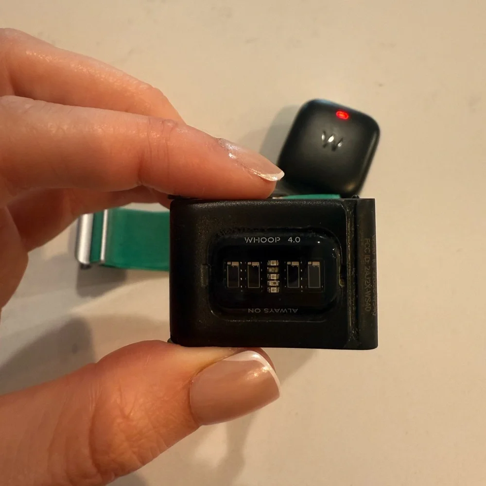Green Wearable Fitness Tracker